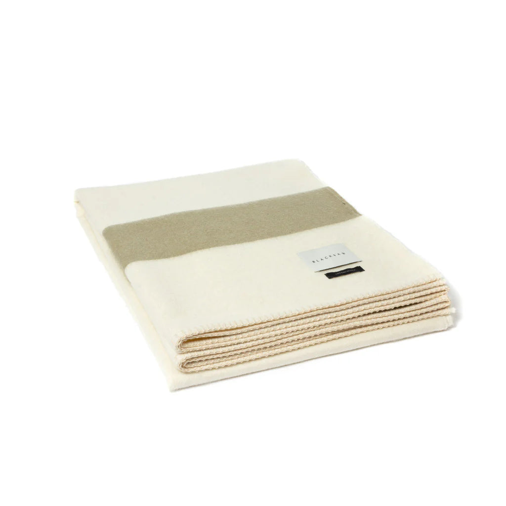 Mason Throw - Ivory / Boa