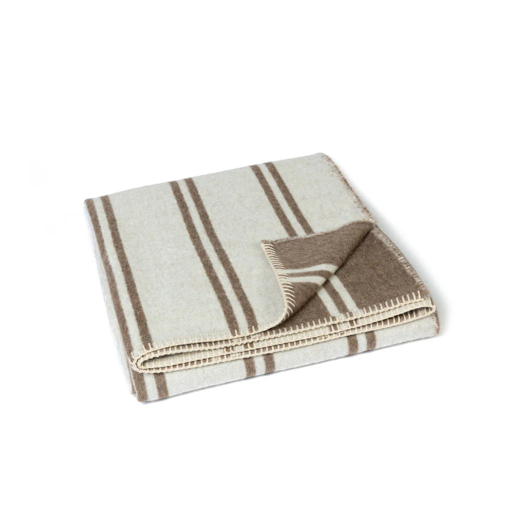 Straits Reversible Throw - Ivory/Cacao