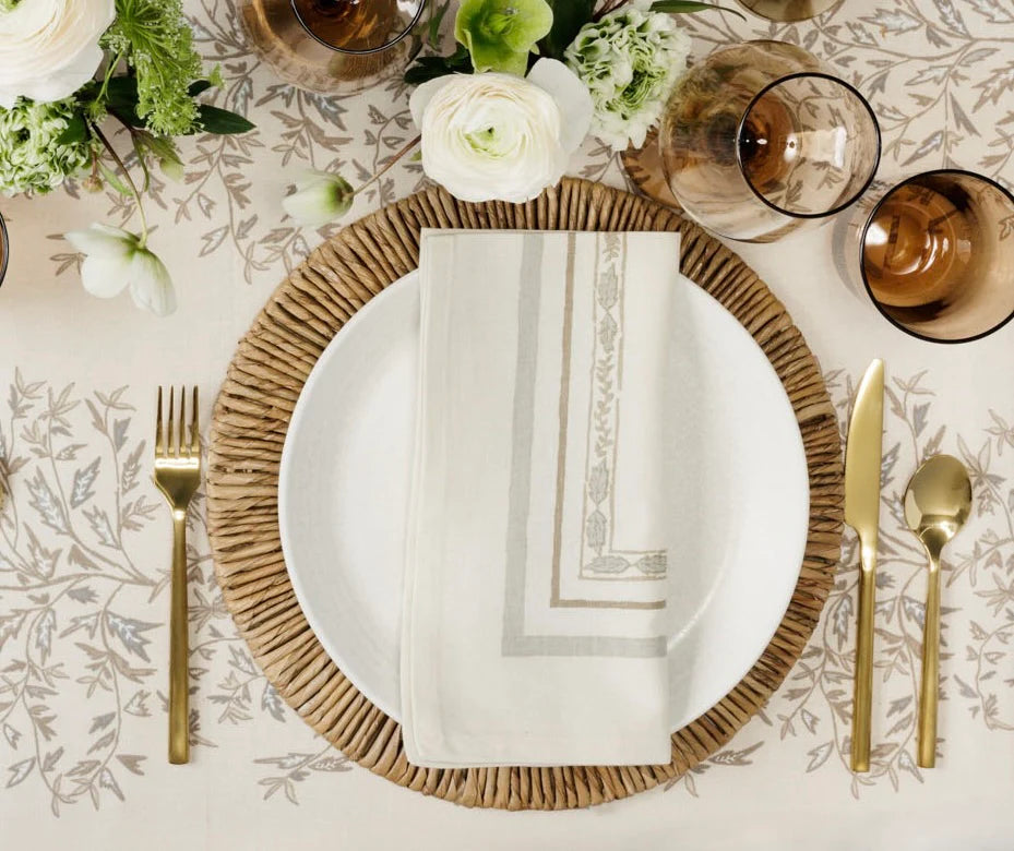 Botany Natural Napkin - Set of 4