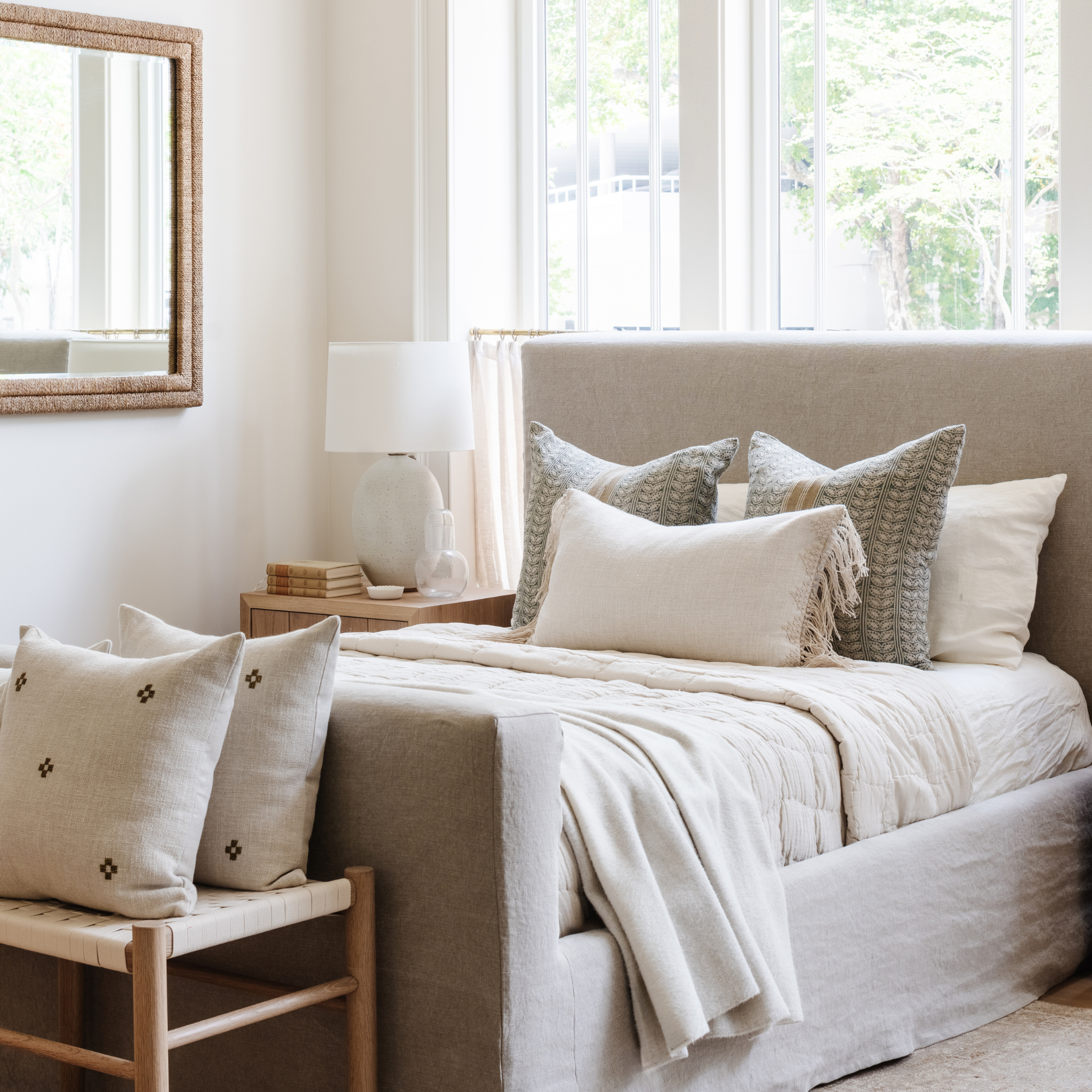 Large Orb Lamp - Ivory