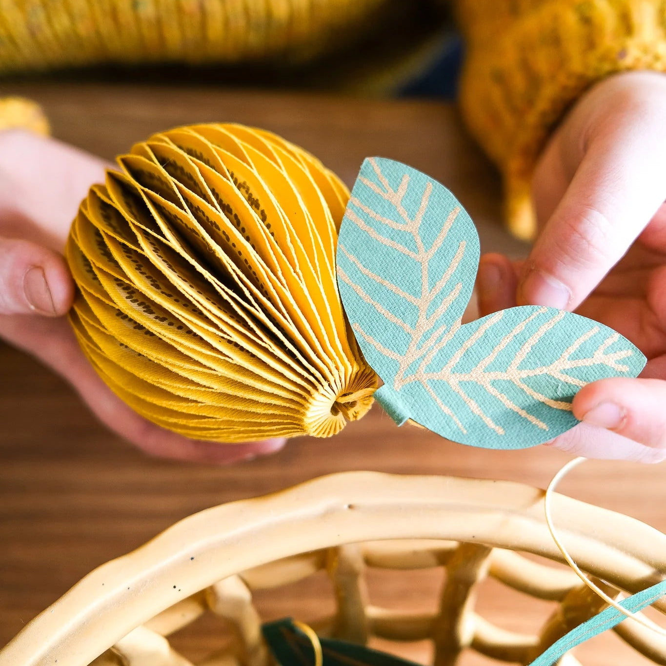 Lemon Honeycomb Ornament