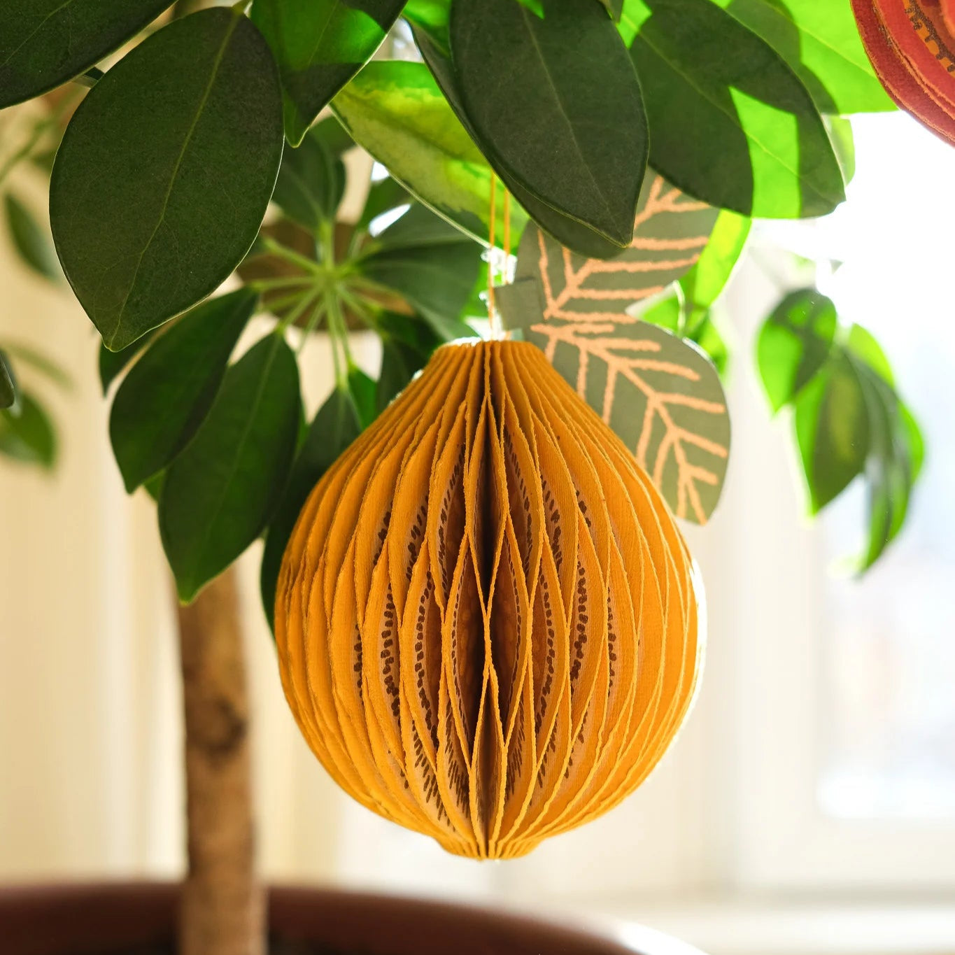 Lemon Honeycomb Ornament