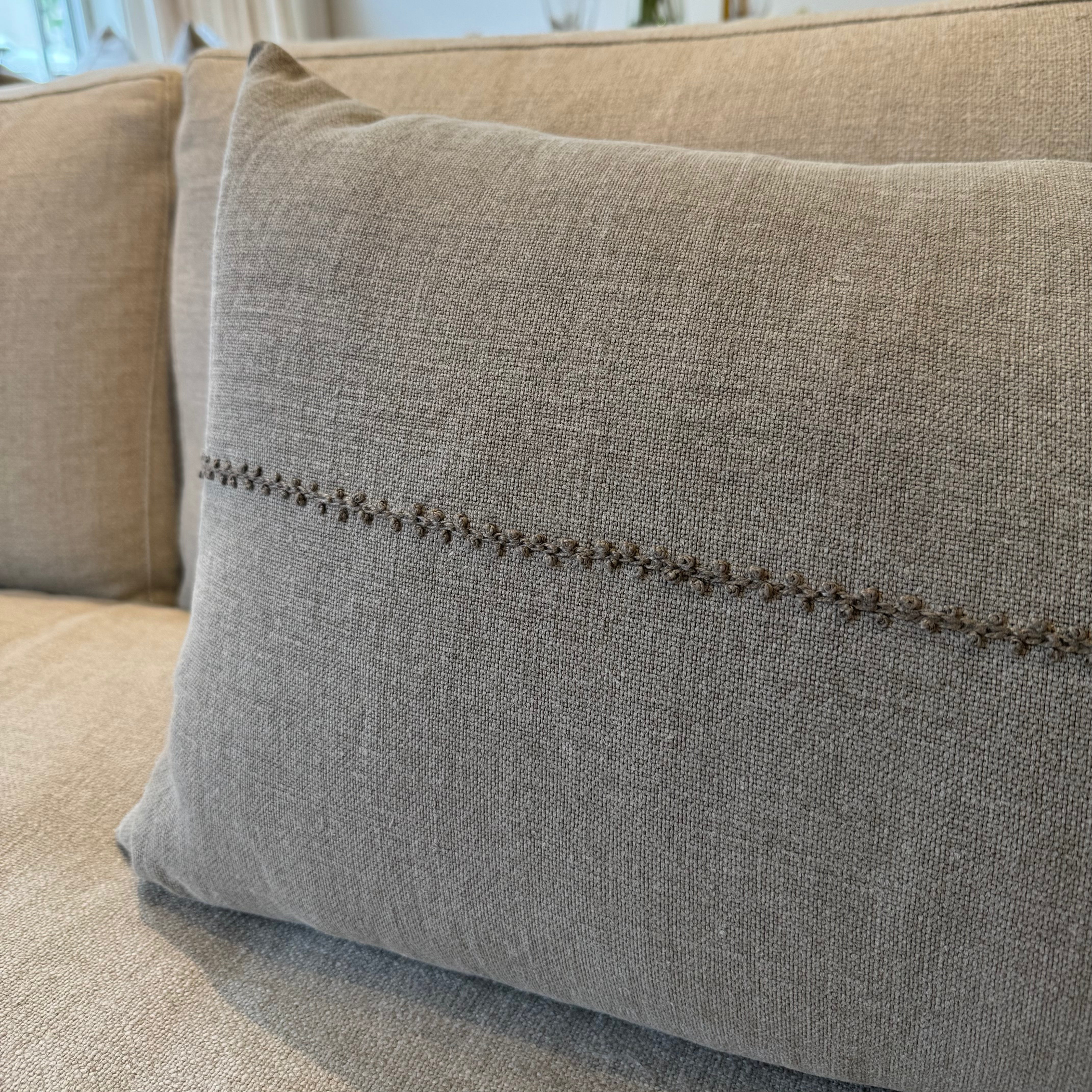 Rhea Light Gray Lumbar Pillow