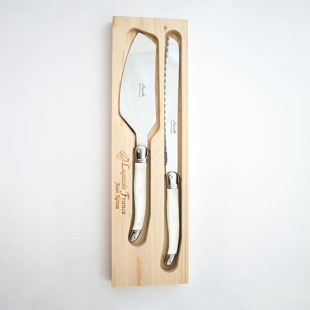 Laguiole Ivory Cake Set