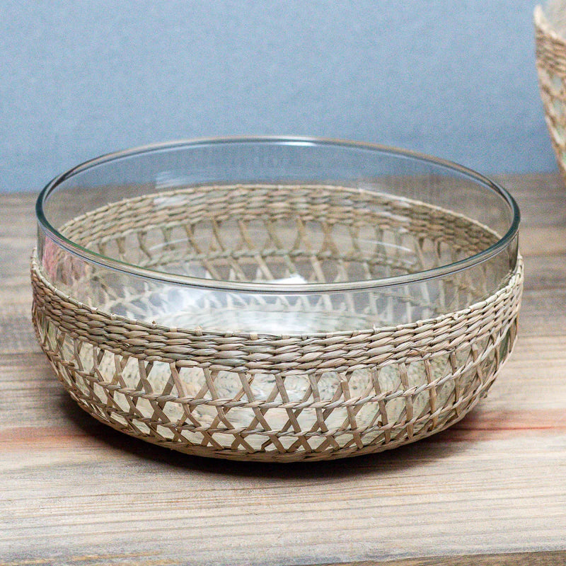 Seagrass Cage Low Bowl