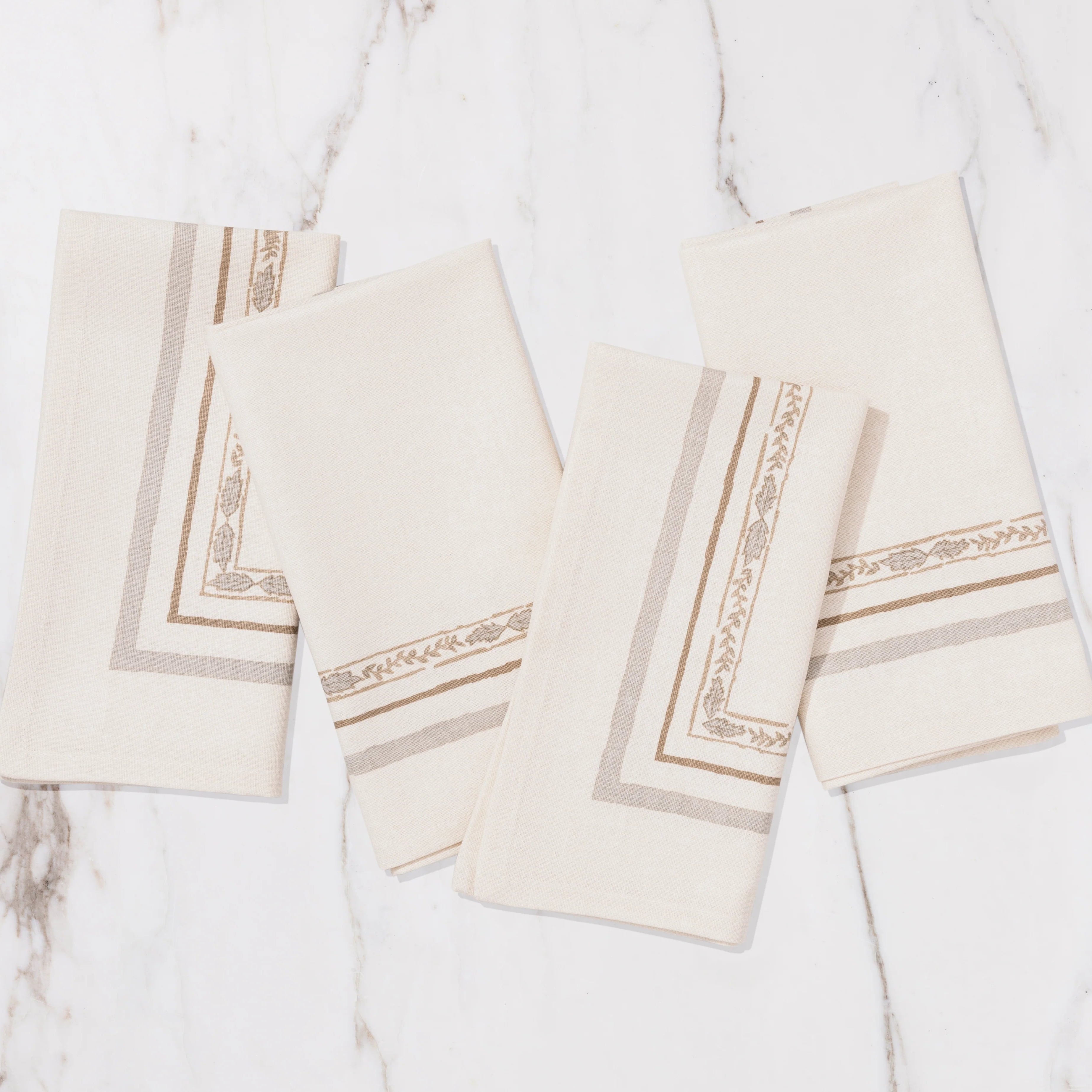Botany Natural Napkin - Set of 4