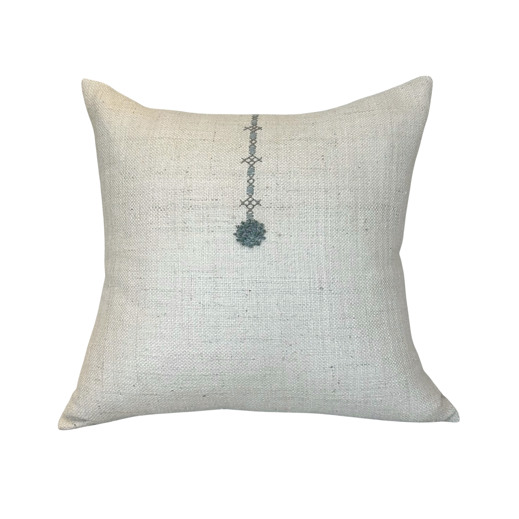 Iris Teal Pillow