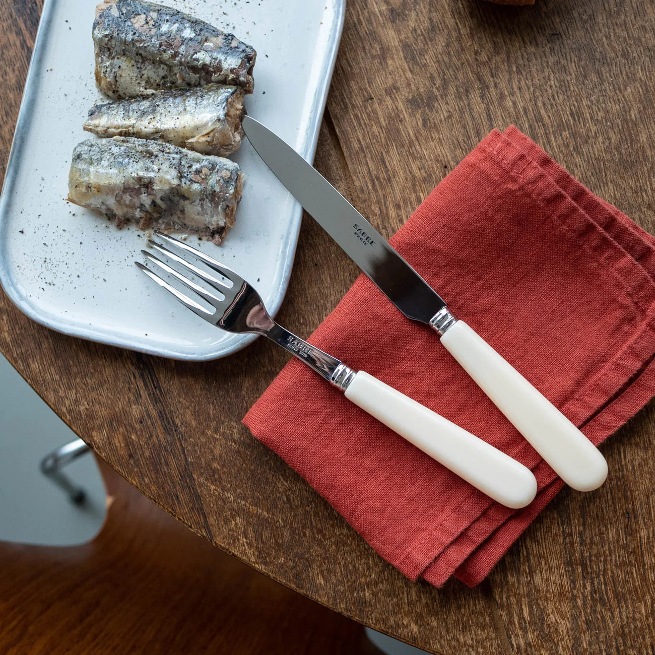 Pop Unis 5 Piece Cutlery Set - Ivory