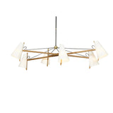 Long Hood Chandelier - White Oak by Ravenhill Studio