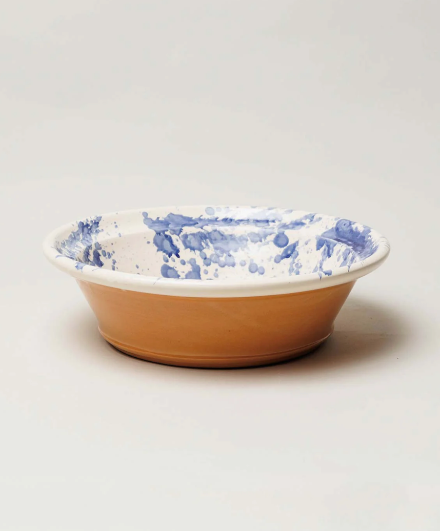 Montegranaro Splatterware Serving Dish - Blue