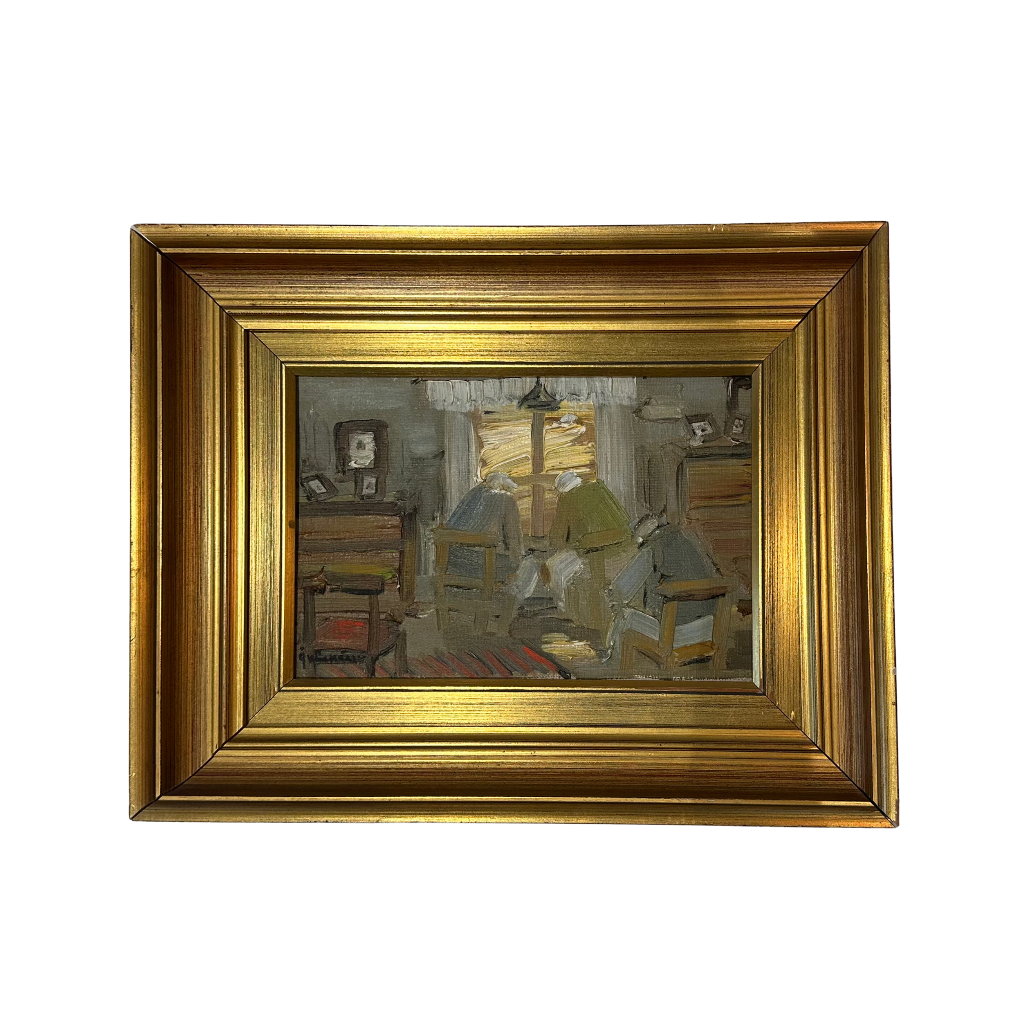 Swedish Men Oil Painting