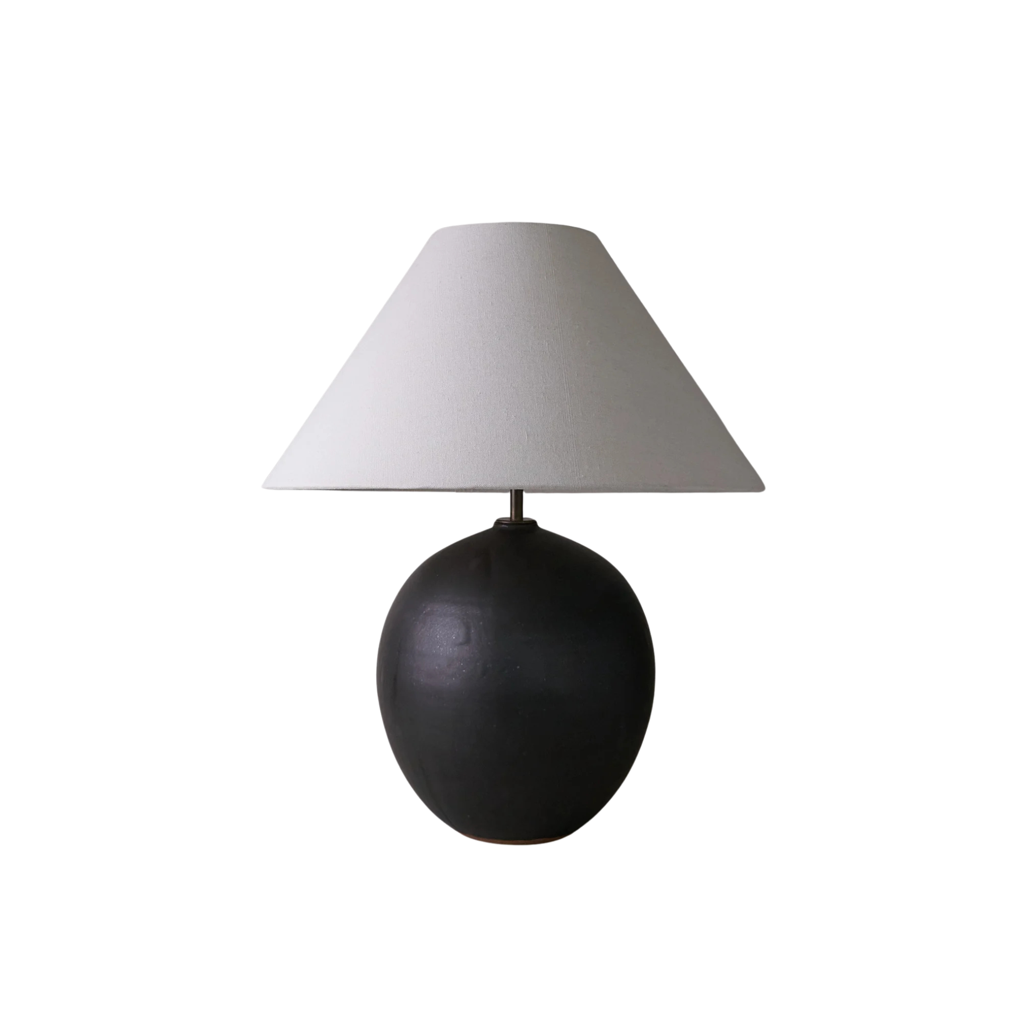Large Orb Lamp - Black Iron