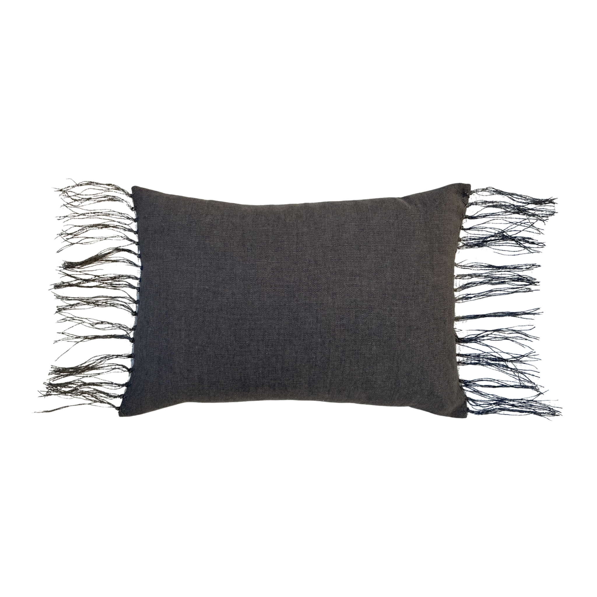 Ines Charcoal Lumbar Pillow