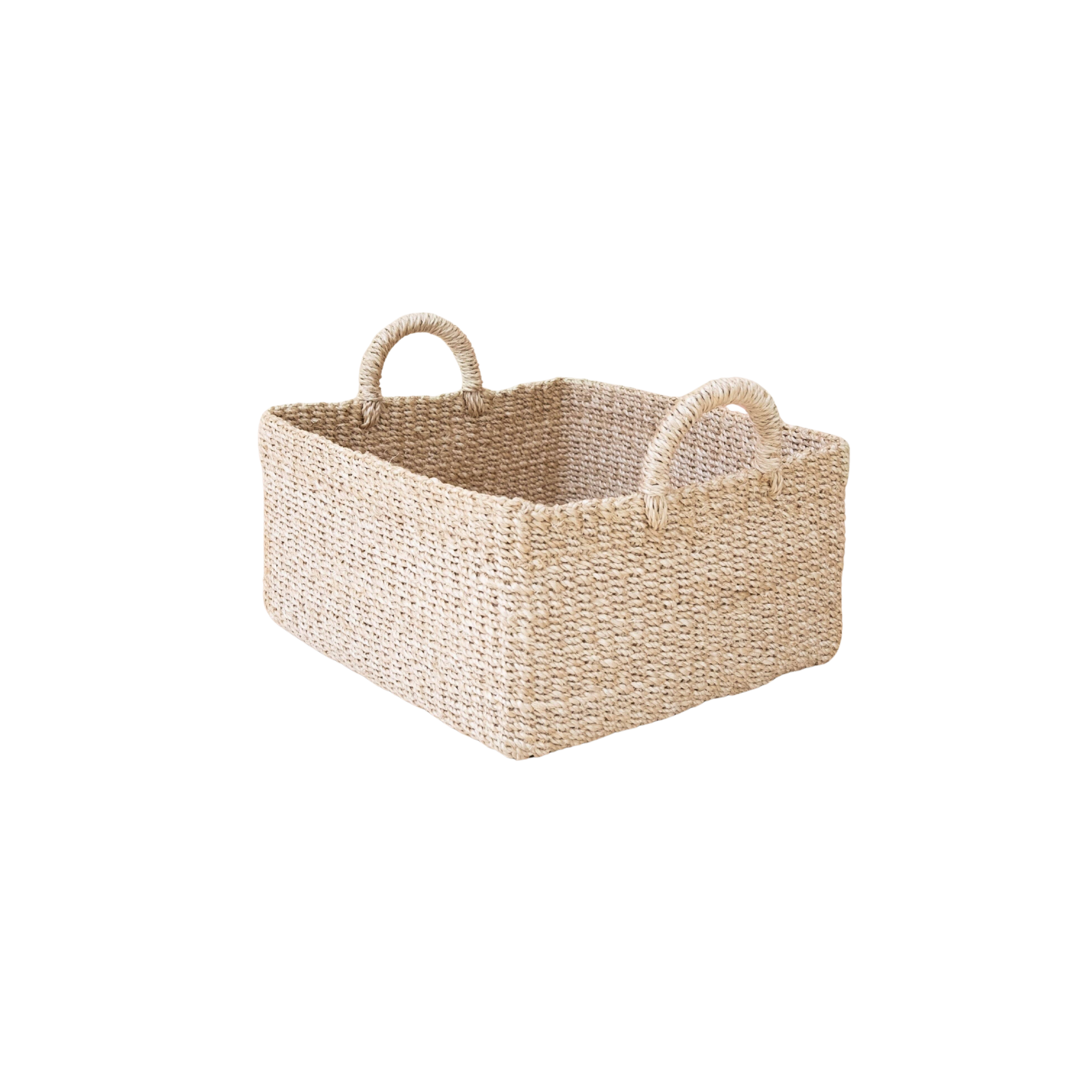 Woven Square Basket - Natural
