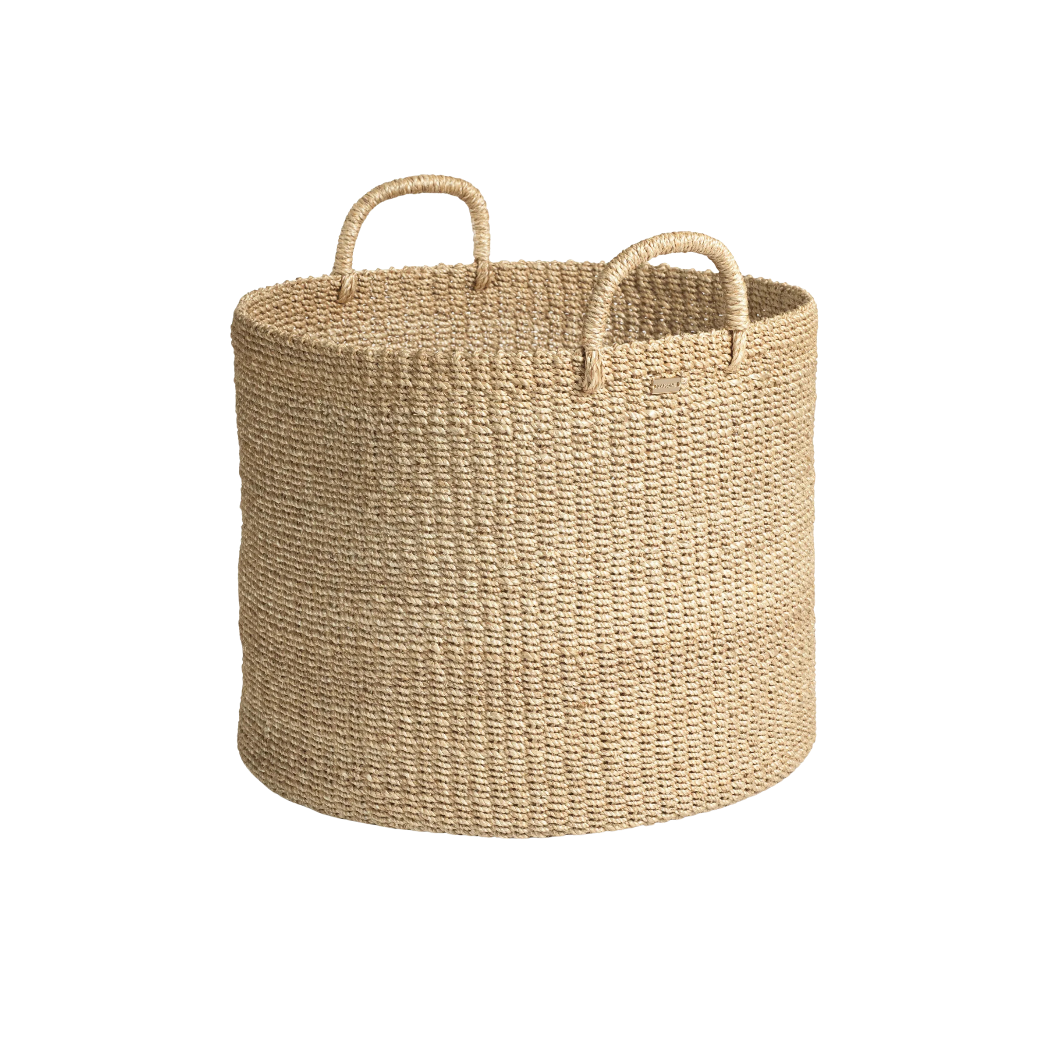 Camille Round Abaca Basket