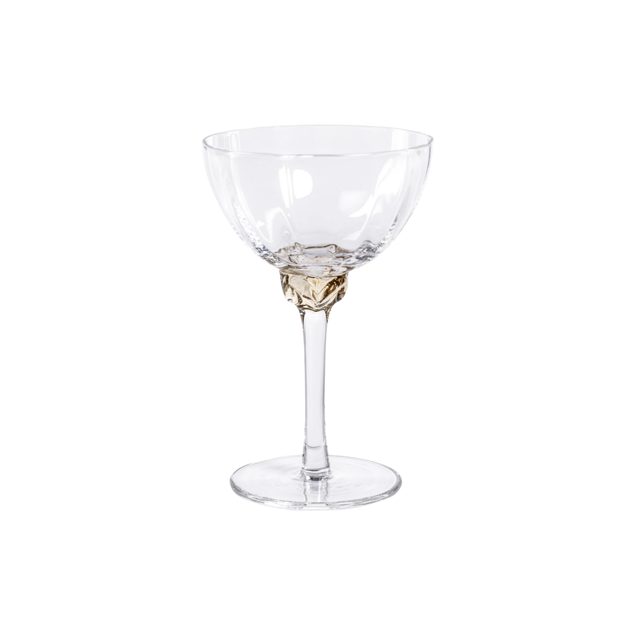 Colette Martini Glass - Light Amber