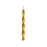 Twisted Candle - Goldenrod by Wax Atelier