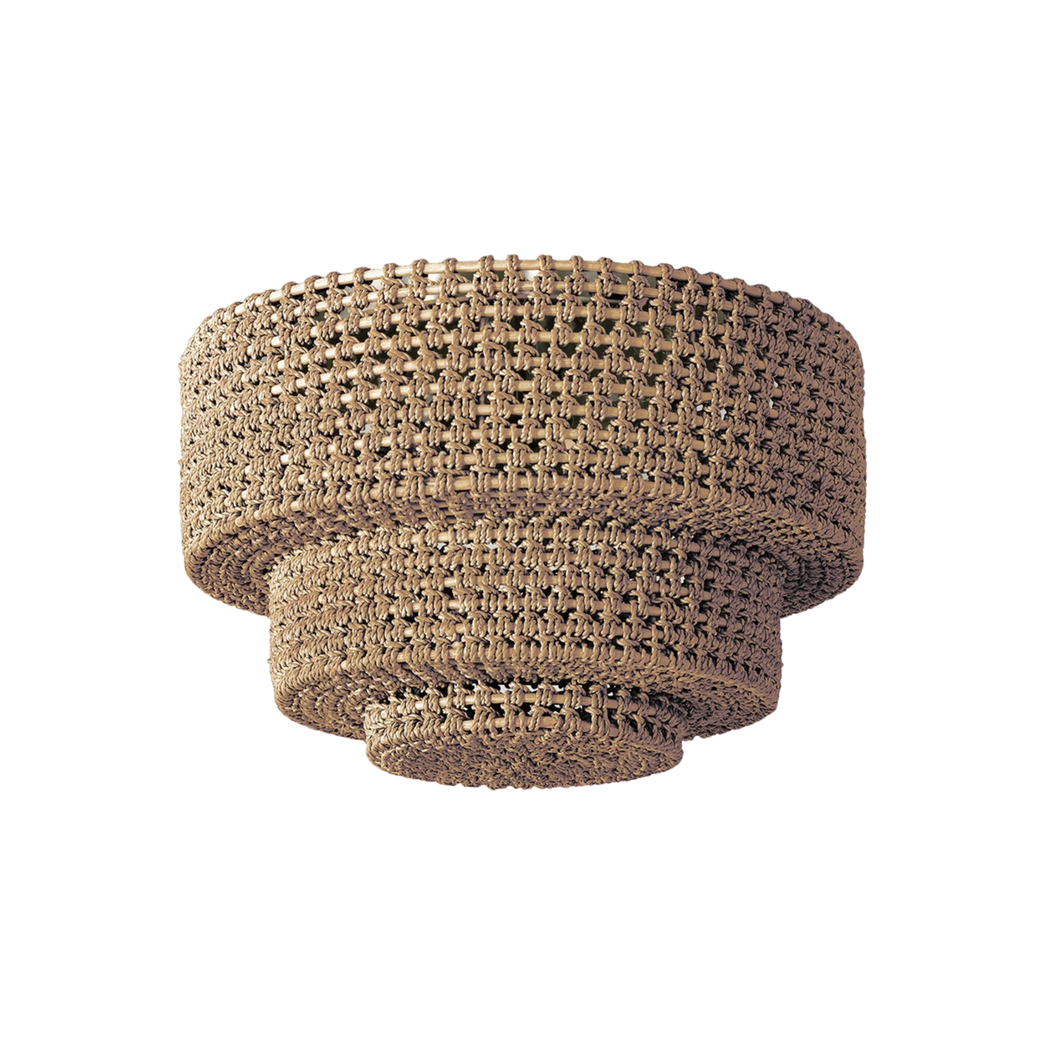 Veranda Flush Mount - Natural, Bronze