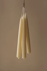 Dining Candle Pair, Mother's Milk by WAX Atelier, hand-dipped beeswax, view 2