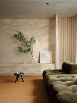 Willow Rug by Armadillo, handwoven flatweave rug, styled in a room at Calimia Home