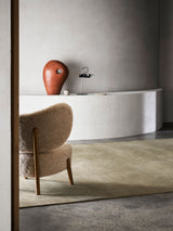 Armadillo Eden Rug in Verona, detail of the hand-dyed wool weave and texture