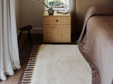 Petra Rug by Armadillo, hand-knotted new zealand wool rug, styled in a room at Calimia Home
