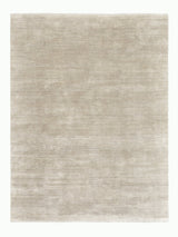 Armadillo Agra Rug in Haze, a second view of the hand-knotted wool rug in a styled interior
