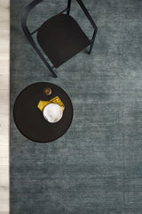 Armadillo Agra Rug in Marlin, detail of the wool weave and texture