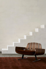 Armadillo Agra Rug in Burnt Umber, detail of the wool weave and texture