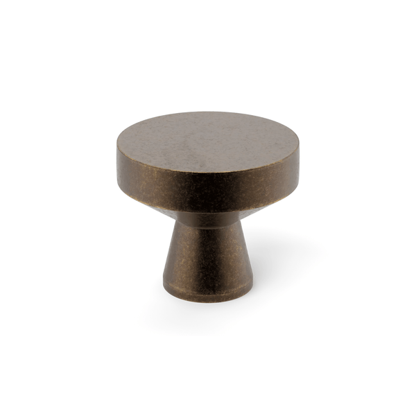 Arbar Cabinet Knob in Dark Bronze