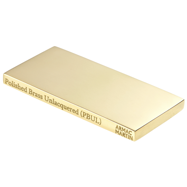 Bromwich Flush Pull in Polished Brass Unlacquered