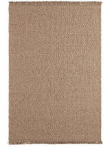 Armadillo Arroyo Rug in Sepia, additional view 5 of the handwoven felted wool rug