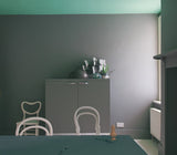 Room painted in Farrow & Ball Arsenic No.214