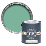 Farrow & Ball Arsenic No.214 paint tin and color swatch