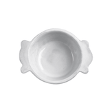 Assisi Bowl with Handles in Bianco glaze, handcrafted in Italy by Il Buco Vita