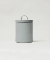 Dove Grey Assisi canister, small size with lid