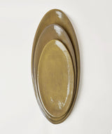 Three sizes of the Ocra Assisi oval platter
