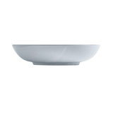 Assisi Shallow Serving Dish in Bianco, handcrafted Italian ceramic