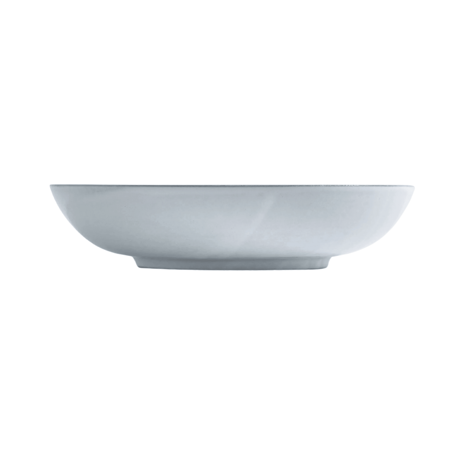 Assisi Shallow Serving Dish in Bianco, handcrafted Italian ceramic