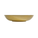 Assisi Shallow Serving Dish in Ocra, handcrafted Italian ceramic