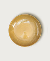 Detail of Ocra Assisi shallow serving dish glaze
