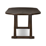 Ayla Dining Table in Aged Pine – side view