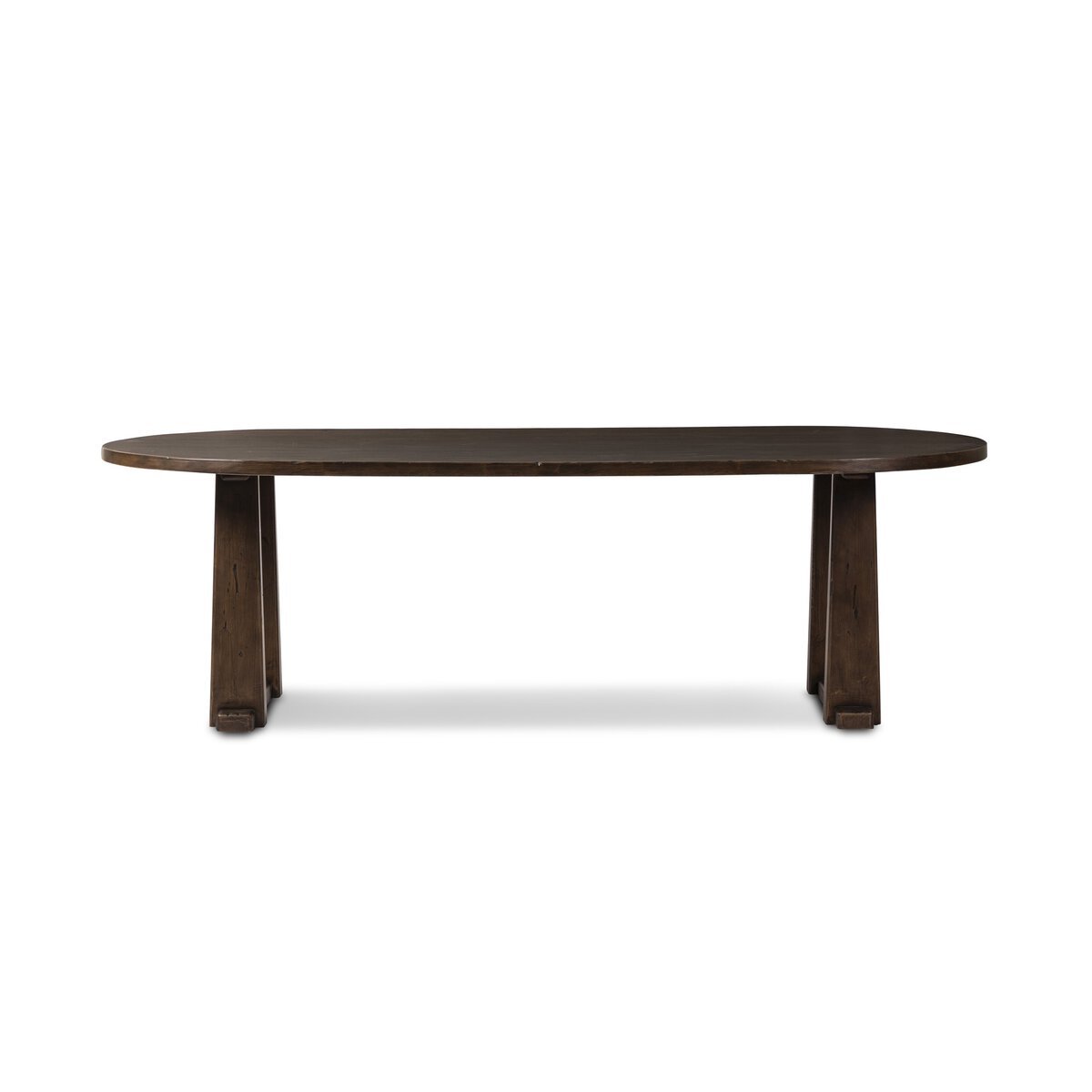 Ayla Dining Table in Aged Pine – front view