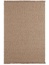 Armadillo Arroyo Rug in Sepia, additional view 5 of the handwoven felted wool rug