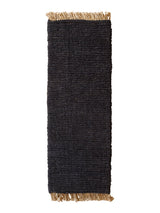 Armadillo Sahara Nook Rug in Charcoal, additional view 7 of the double-woven jute rug