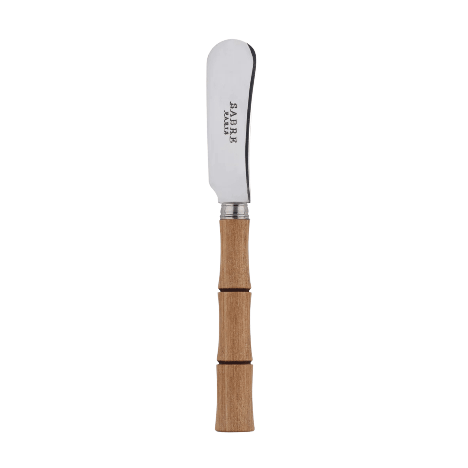 Bamboo Butter Spreader by Sabre Paris in Light Press Wood