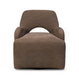 Barclay Swivel Chair in Laughlin Cafe – front view