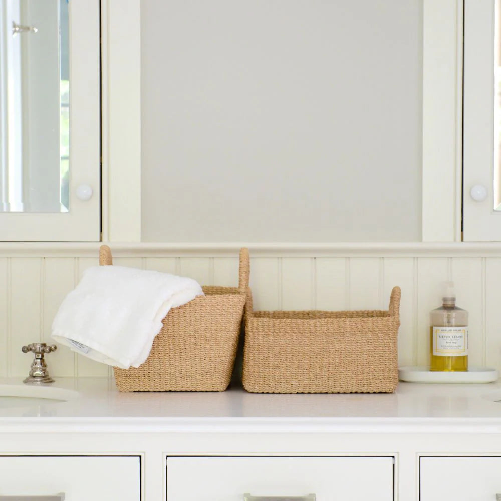Woven Square Basket - Natural