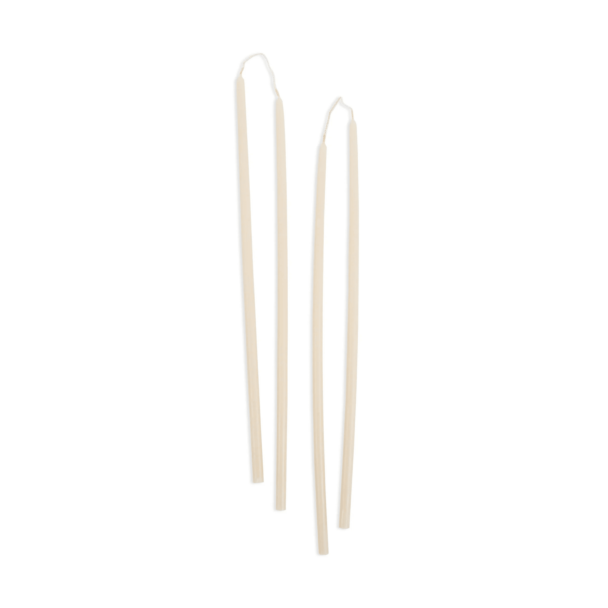 Beeswax Long Stem Candles - Salt