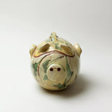 Bellocchi pig casserole, Etrusca Verde glaze, side view